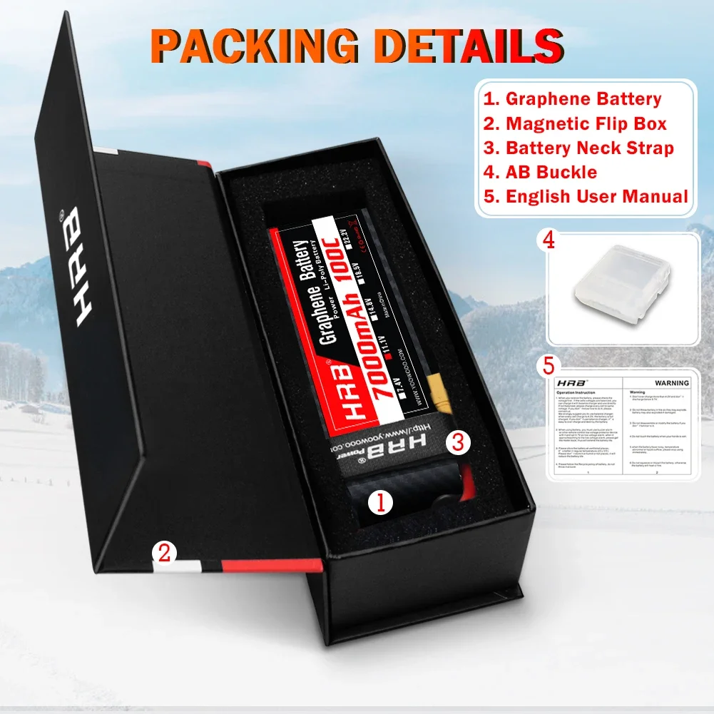 4S Lipo Battery 14.8V 6000Mah - Graphene Battery 2S 3S 4S 6S